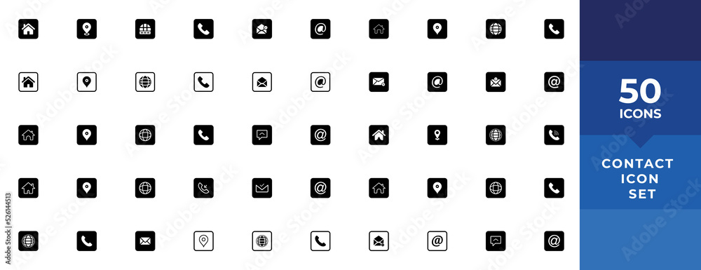 Web icon set. Business card contact information icon. Contact us icon set Web icon set. Business card contact information icon. Contact us icon set