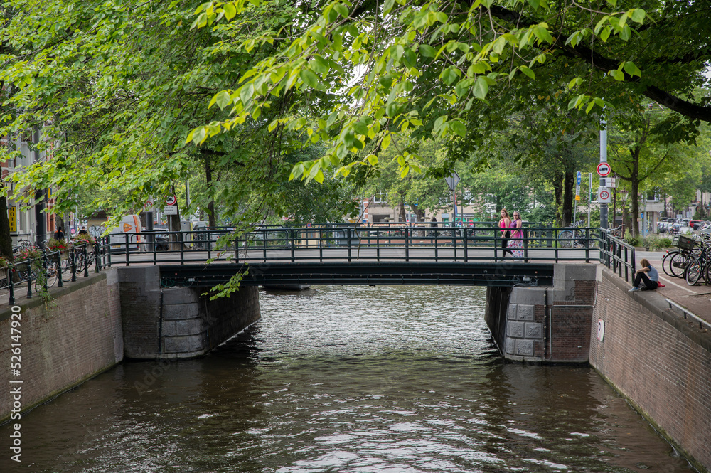 Wim Sonneveldbrug Bridge At Amsterdam The Netherland 23-8-2022