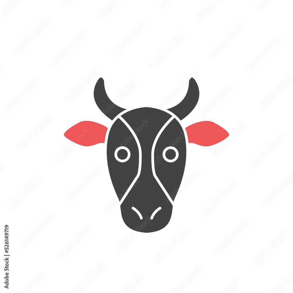beef bull icons symbol vector elements for infographic web beef bull icons symbol vector elements for infographic web