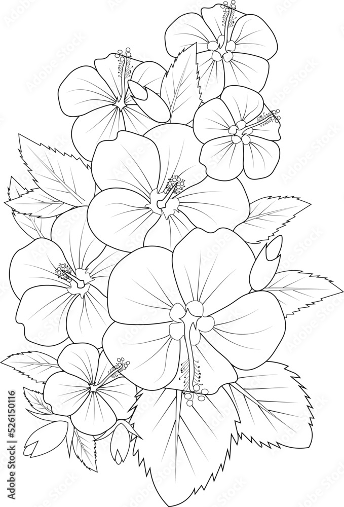 bouquet of flowers in vase Flowers branch of hibiscus flower Hand drawing vector illustration Vintage design elements floral natural collection line art
bouquet of flowers in vase Flowers branch of hibiscus flower Hand drawing vector illustration Vintage design elements floral natural collection line art
