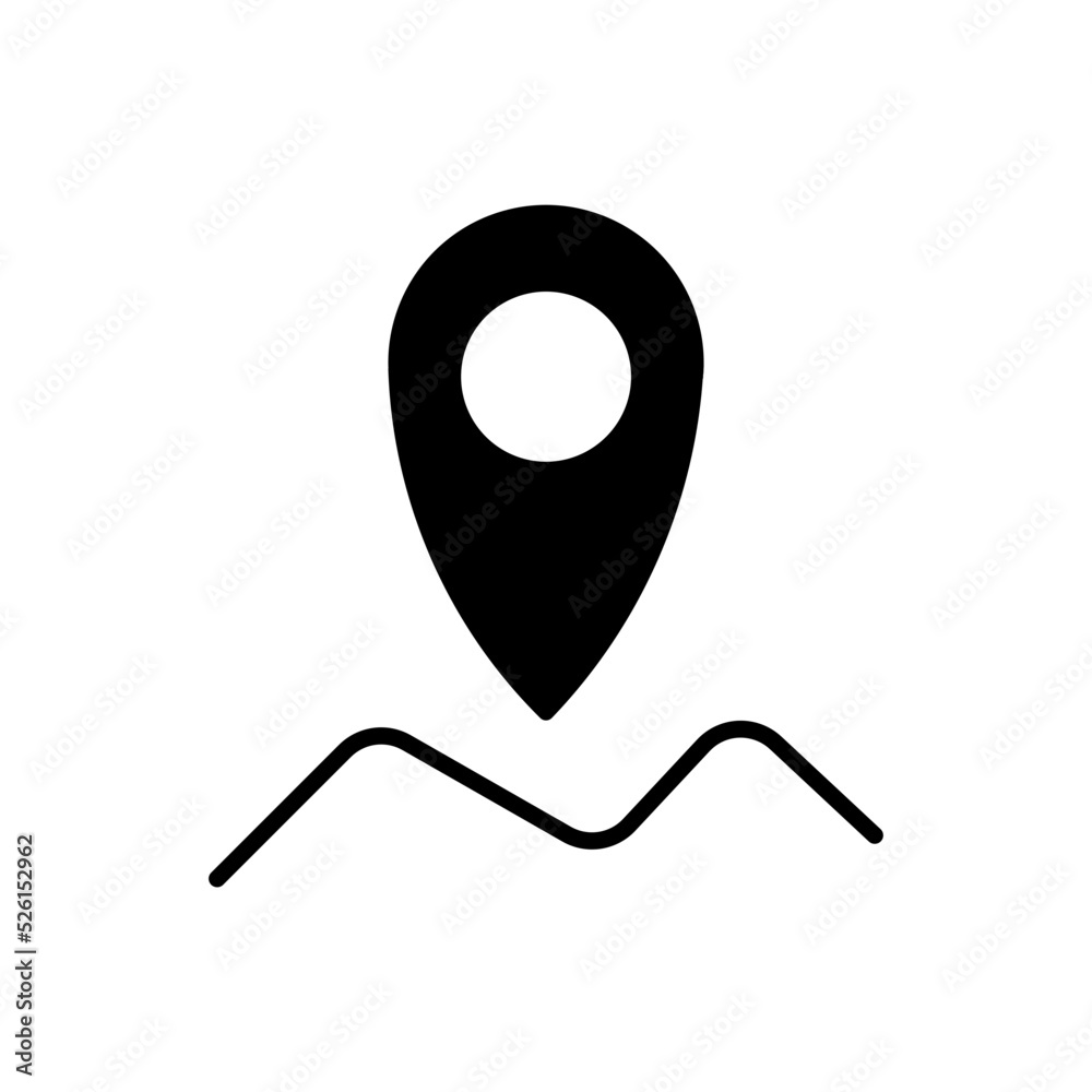 pin glyph icon pin glyph icon