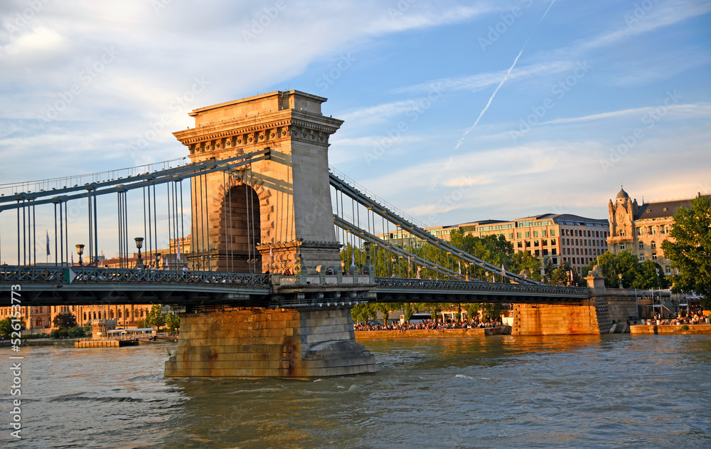 Obraz premium chain bridge, budapest
