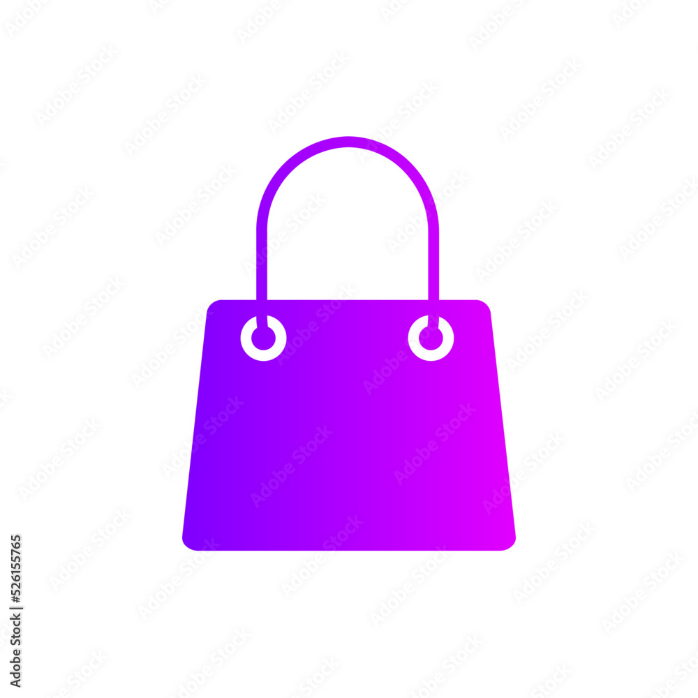 shopping bag gradient icon shopping bag gradient icon