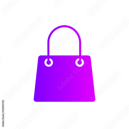 shopping bag gradient icon