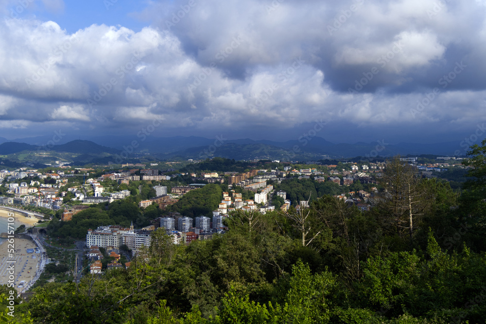 View of San Sebastián from Mount Igueldo