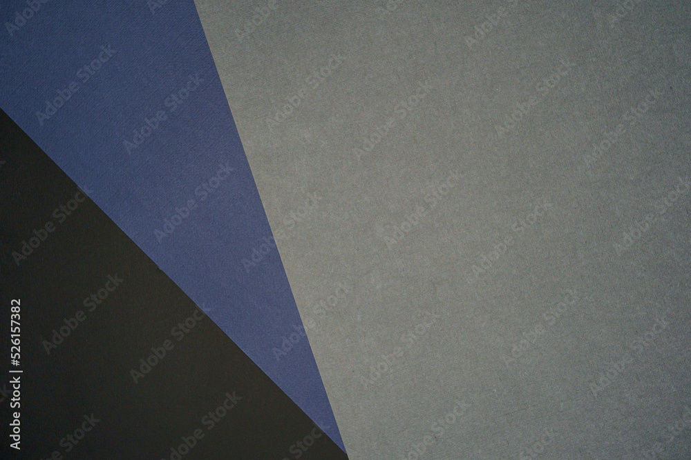 Blue, gray, black three tone color paper background with stripes. Abstract background modern hipster futuristic. Texture design Blue, gray, black three tone color paper background with stripes. Abstract background modern hipster futuristic. Texture design