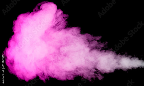 Abstract pink smoke background with white