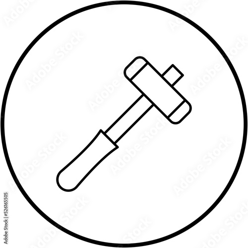 Medical Hammer Line Icon