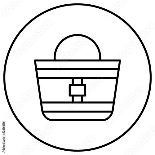 Totebag Line Icon