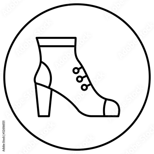 High Heels Line Icon