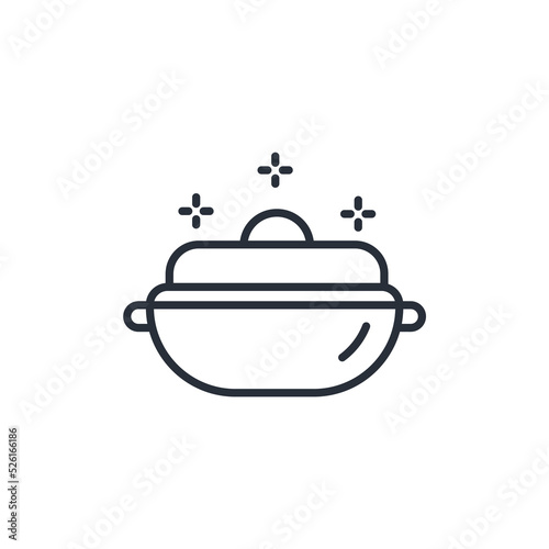 casserole icons  symbol vector elements for infographic web