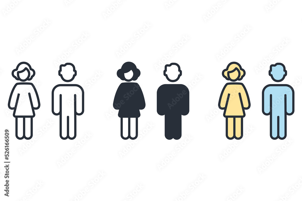 Family icons symbol vector elements for infographic web Family icons symbol vector elements for infographic web