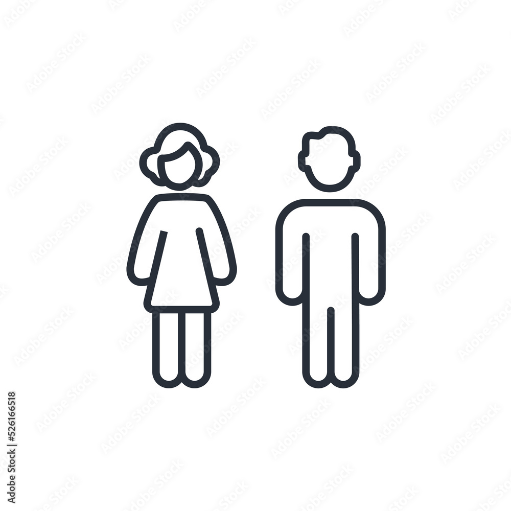 Family icons  symbol vector elements for infographic web