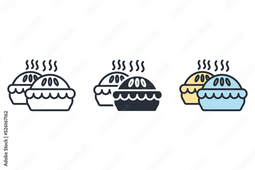 pie icons  symbol vector elements for infographic web