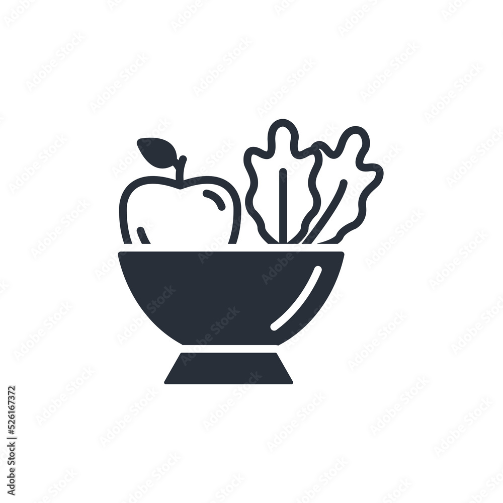 salad icons symbol vector elements for infographic web salad icons symbol vector elements for infographic web