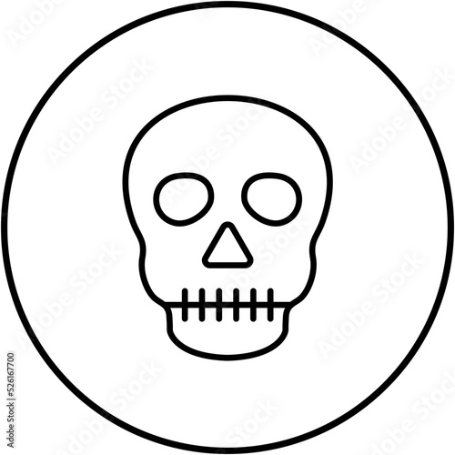 Skull Line Icon