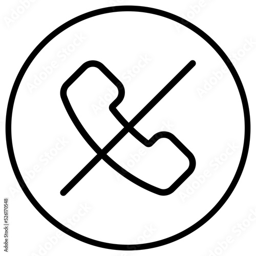Call Silent Line Icon