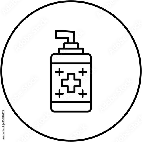 Antiseptic Line Icon