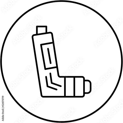Inhaler Line Icon