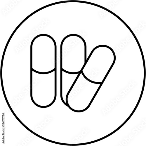 Capsule Line Icon