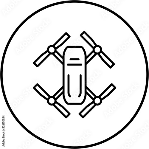 Drone Line Icon