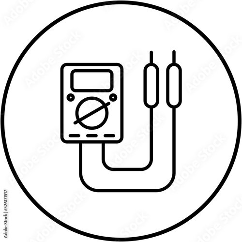Multimeter Line Icon