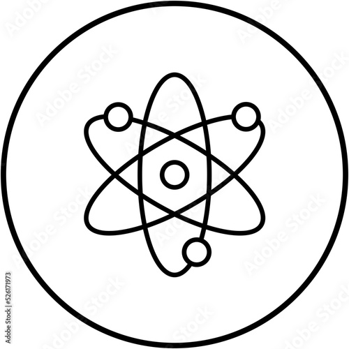 Atom Line Icon