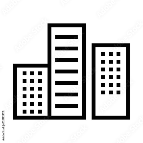These buildings belongs to business company