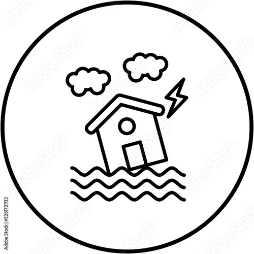 Flood Line Icon