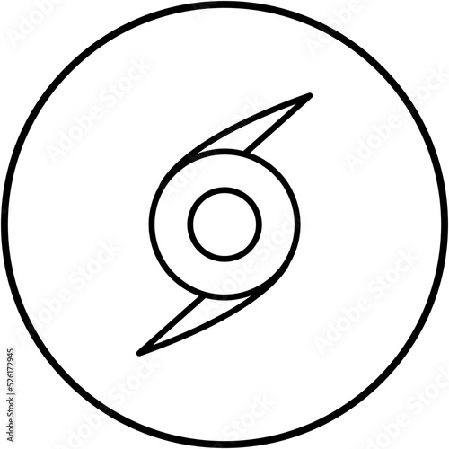 Hurricane Line Icon