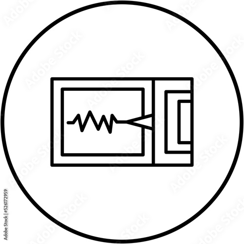 Seismograph Line Icon