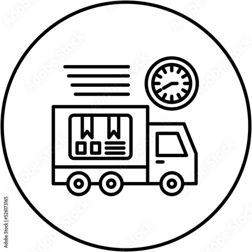 Delivery Service Line Icon