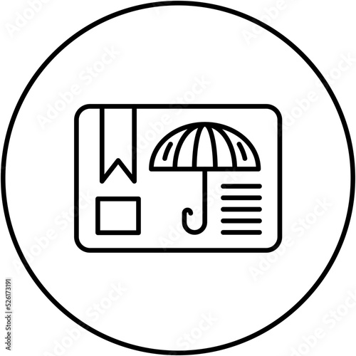 Keep Dry Line Icon