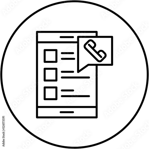 Contact Line Icon