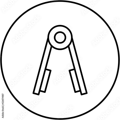 Tongs Line Icon