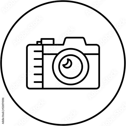 Compact Camera Line Icon