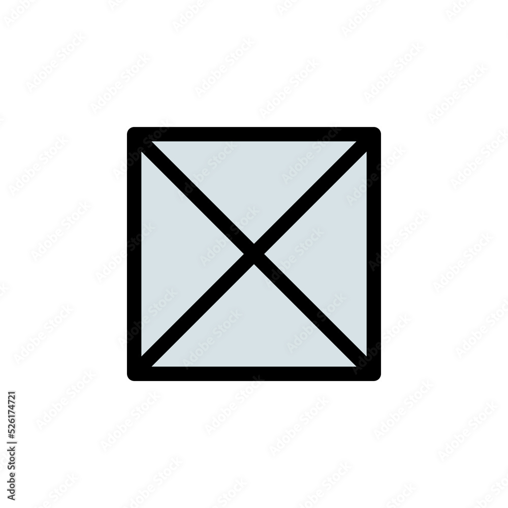 cross, delete icon. Can be used for web, logo, mobile app, UI, UX on white background cross, delete icon. Can be used for web, logo, mobile app, UI, UX on white background