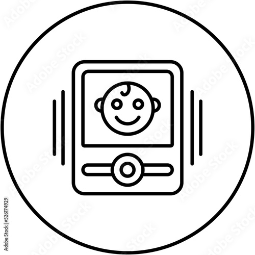 Baby Monitor Line Icon