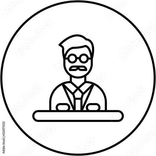 Principal Line Icon