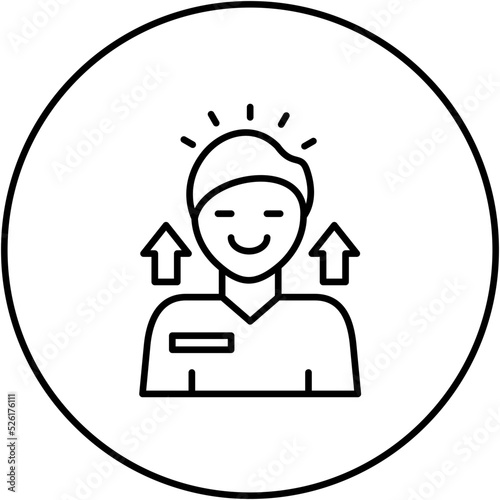 Self Esteem Line Icon