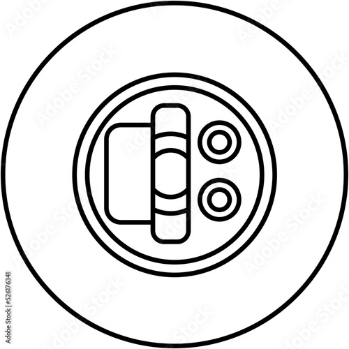 Masala Dosa Line Icon