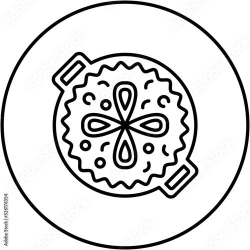 Paella Line Icon