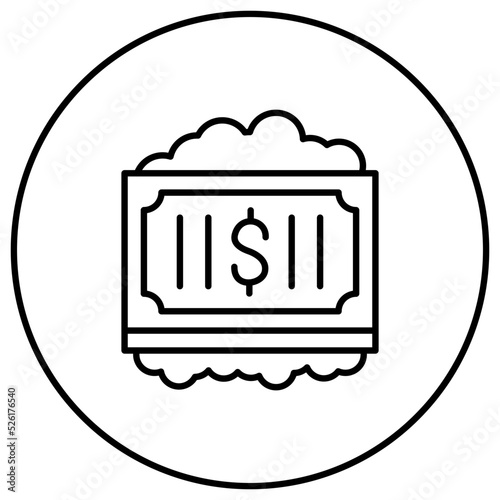 Money Laundering Line Icon