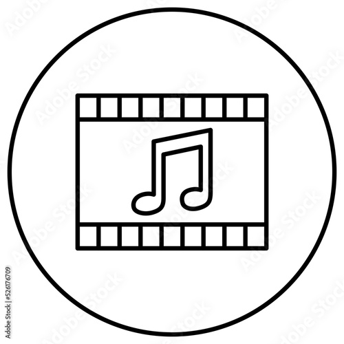 Soundtrack Line Icon