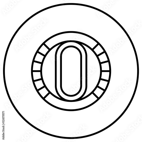 Velodrome Line Icon