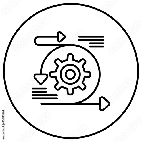 Agile Line Icon