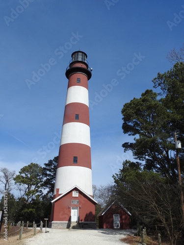 The Assateague Island Lighthouse located within the Chincoteague National Wildlife Refuge on Virginia's Eastern Shore. photo
