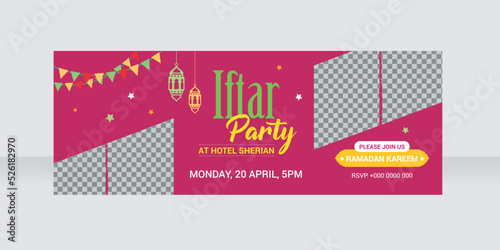 Ramadan Iftar Party Offer template