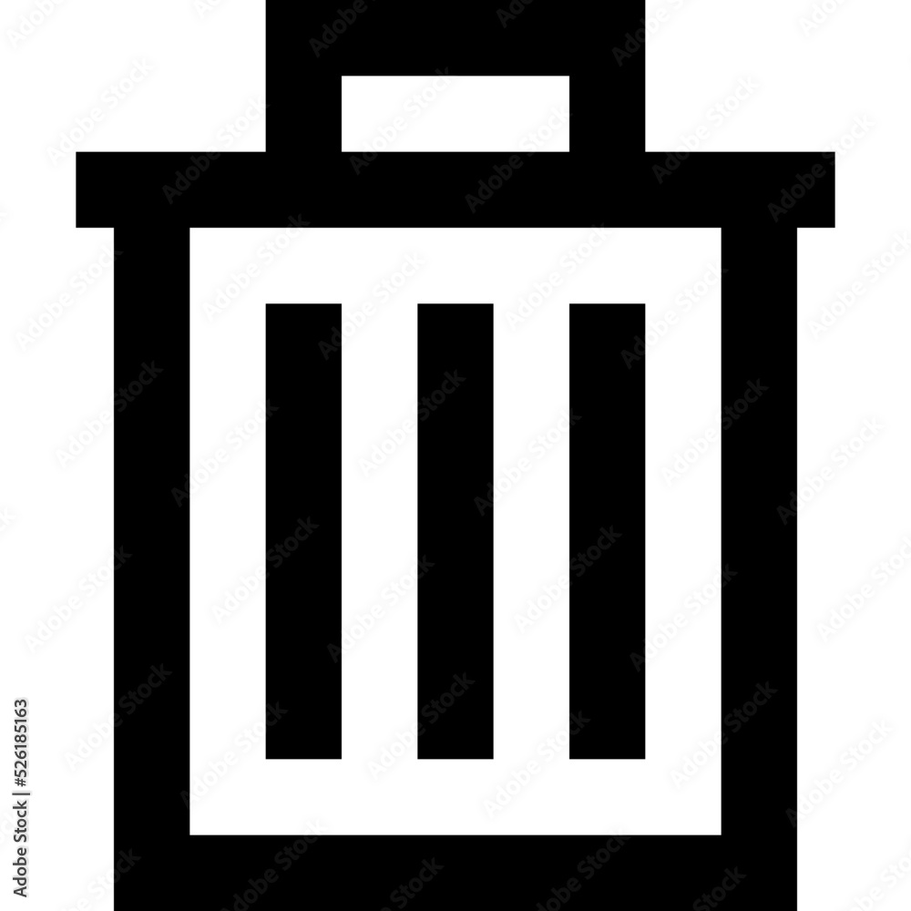 Dustbin Vector Icon Dustbin Vector Icon