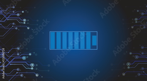 Lithium icon rechargeable. battery power charging icon shape. The battery starts recharging. the electric energy supply. status battery load isolated